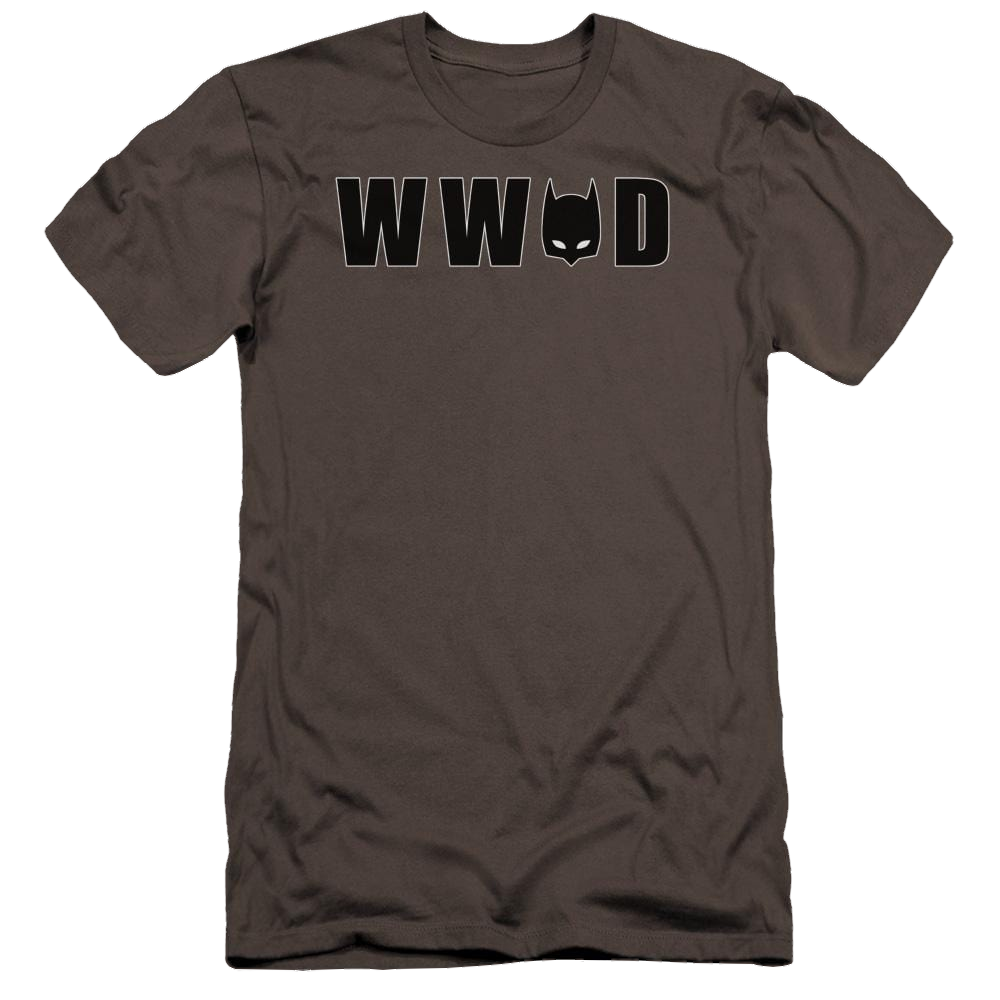 Batman Wwbd Mask - Men's Premium Slim Fit T-Shirt