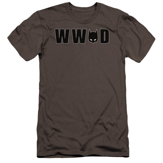 Batman Wwbd Mask - Men's Premium Slim Fit T-Shirt