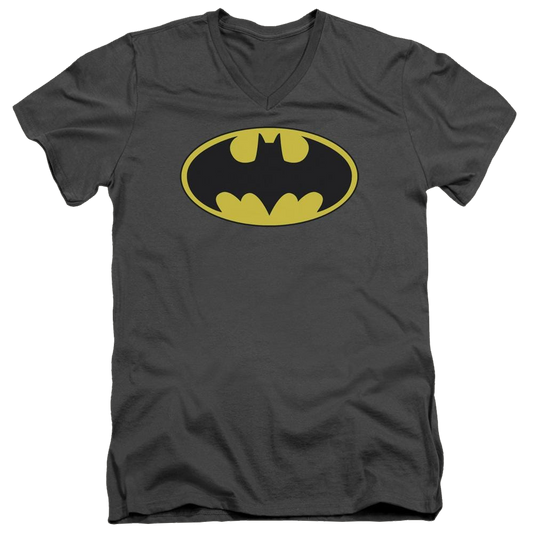 Batman Classic Bat Logo - Men's V-Neck T-Shirt