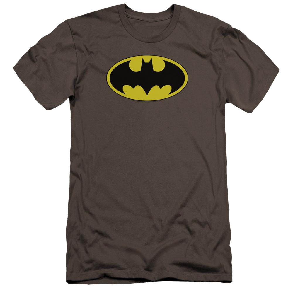 Batman Classic Bat Logo - Men's Premium Slim Fit T-Shirt