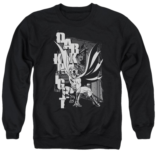 Batman Vertical Letters - Men's Crewneck Sweatshirt