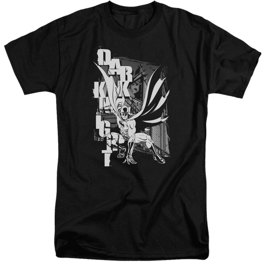 Batman Vertical Letters - Men's Tall Fit T-Shirt