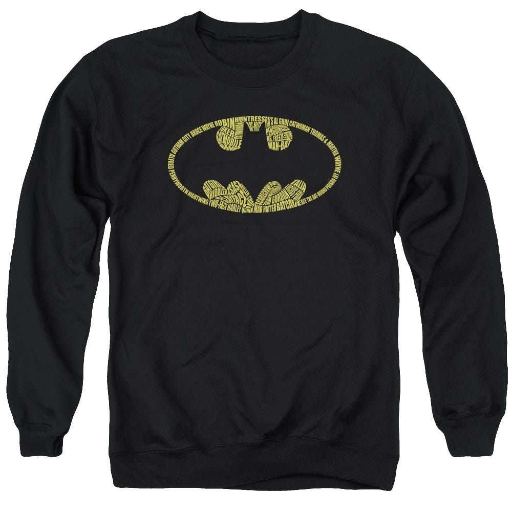 Batman Word Logo - Men's Crewneck Sweatshirt