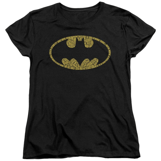 Batman Word Logo - Women's T-Shirt