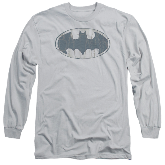 Batman Water Sketch Signal - Men's Long Sleeve T-Shirt