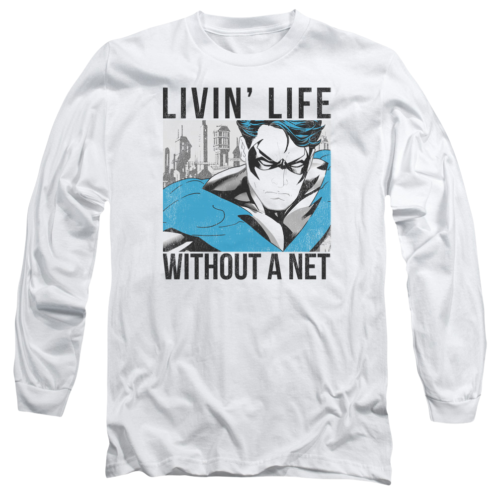 Batman Without A Net - Men's Long Sleeve T-Shirt