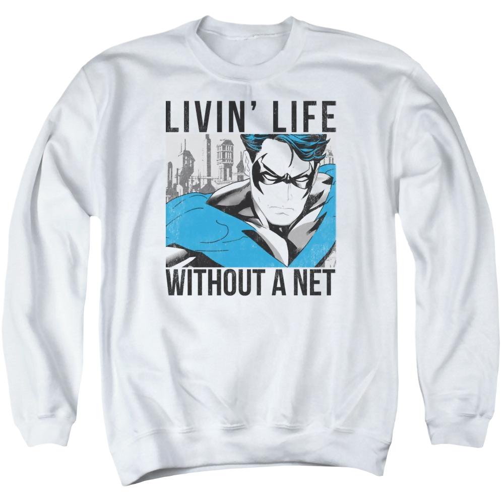 Batman Without A Net - Men's Crewneck Sweatshirt