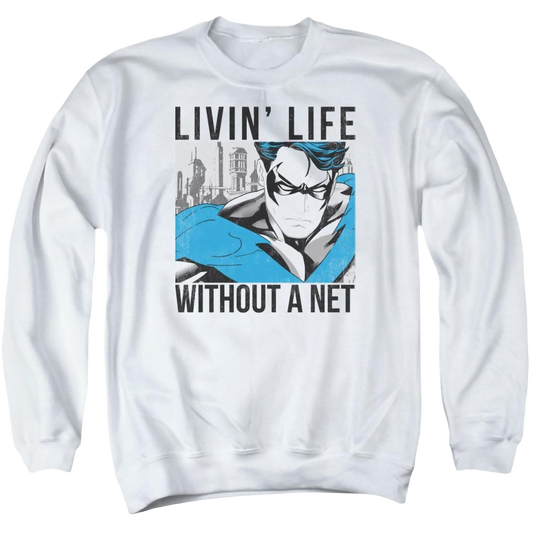 Batman Without A Net - Men's Crewneck Sweatshirt