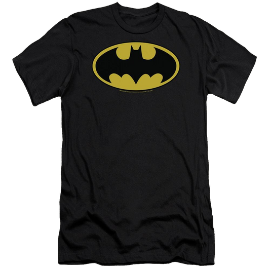 Dc Batman Batman Classic Logo - Men's Premium Slim Fit T-Shirt