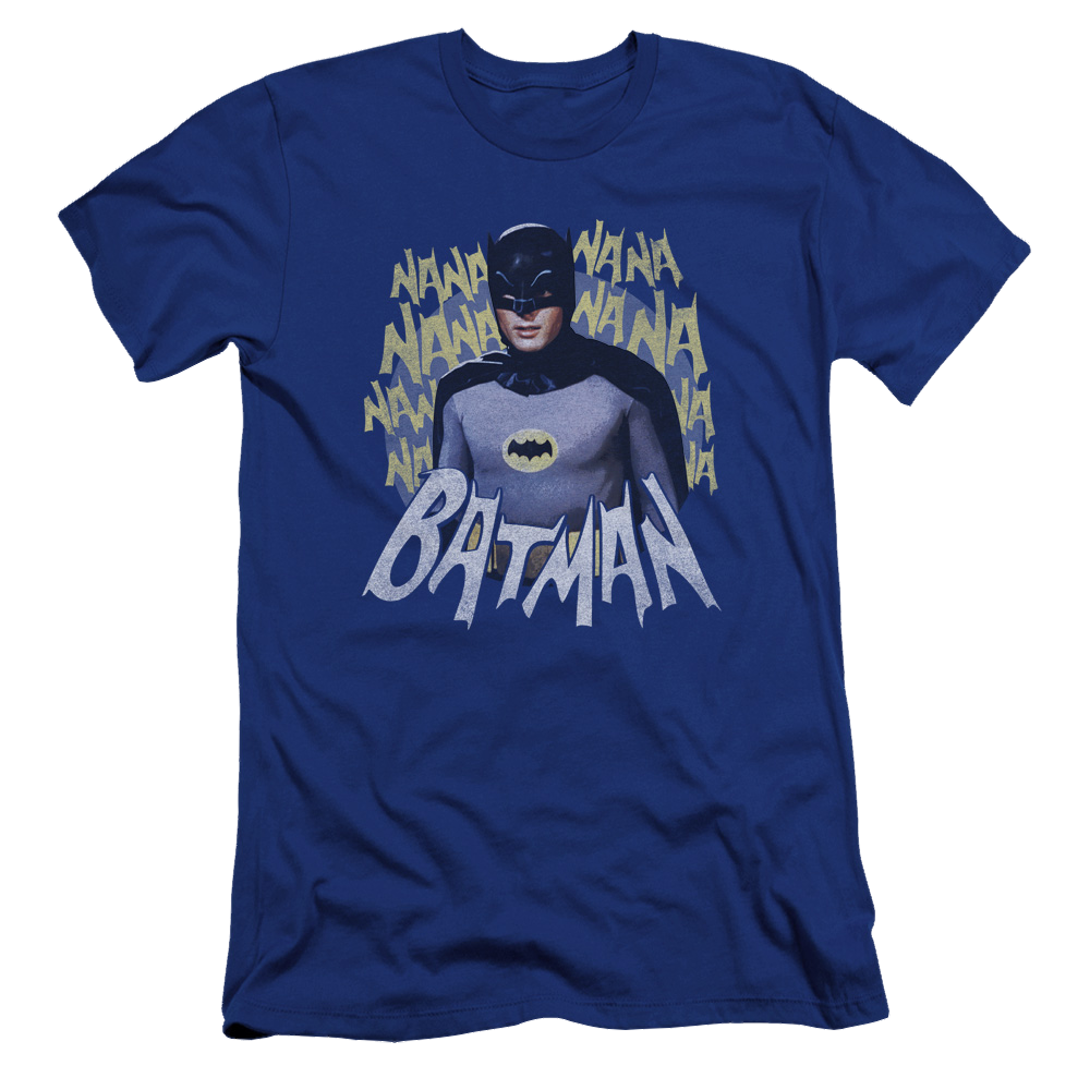 Batman - Classic TV Series Theme Song - Men's Premium Slim Fit T-Shirt