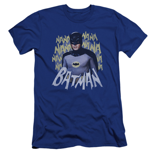Batman - Classic TV Series Theme Song - Men's Premium Slim Fit T-Shirt