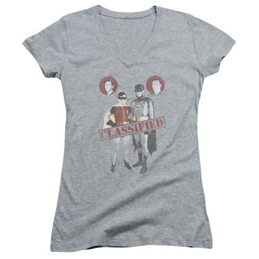 Batman - Classic TV Series Classified - Juniors V-Neck T-Shirt