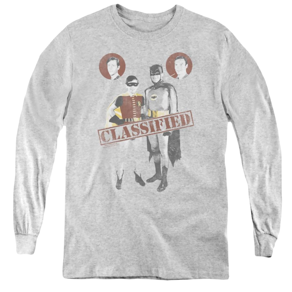 Batman Classic Tv Series Classified - Youth Long Sleeve T-Shirt