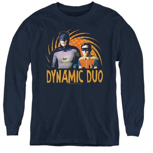 Batman Classic Tv Series Dynamic - Youth Long Sleeve T-Shirt