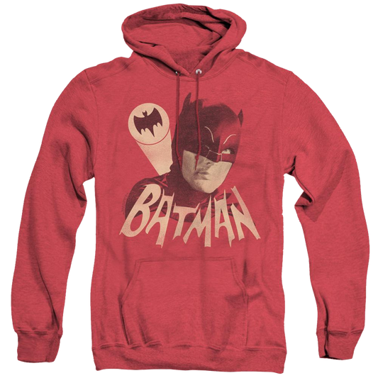 Batman Classic Tv Series Bat Signal - Heather Pullover Hoodie