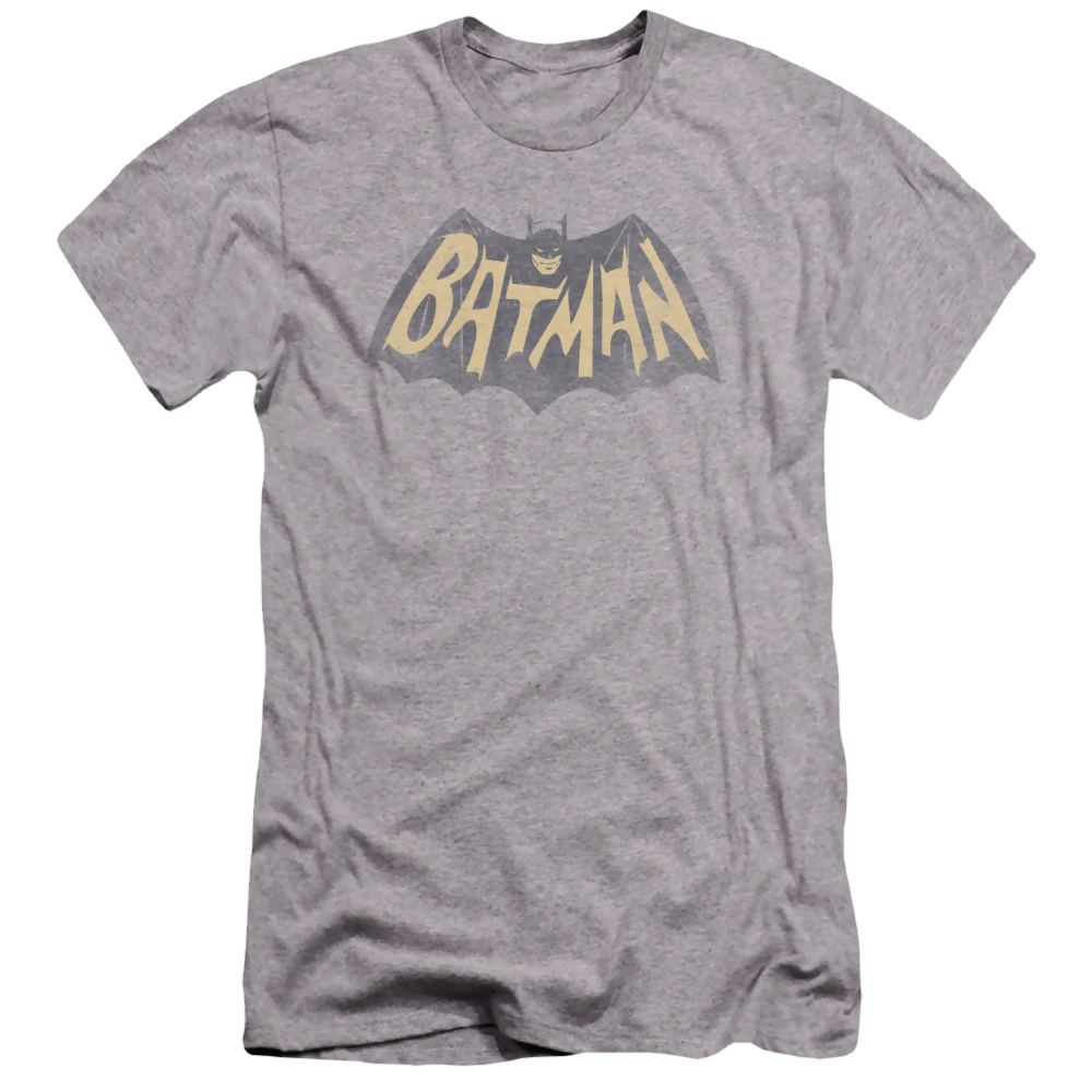 Batman - Classic TV Series Show Logo - Men's Premium Slim Fit T-Shirt