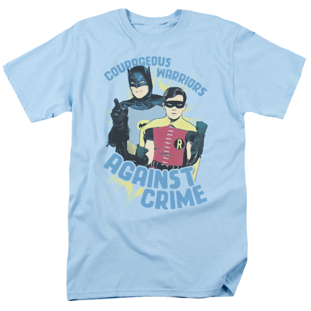 Batman Classic Tv Series Courageous Warriors - Men's Regular Fit T-Shirt