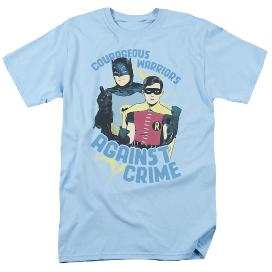 Batman Classic Tv Series Courageous Warriors - Men's Regular Fit T-Shirt