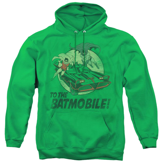 Batman Classic Tv Series To The Batmobile - Pullover Hoodie