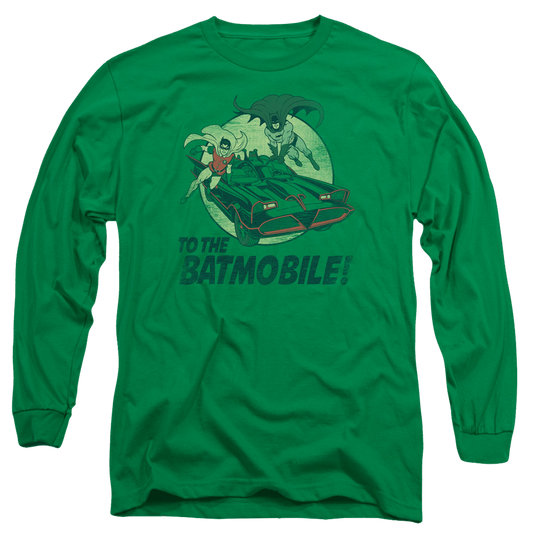 Batman - Classic TV Series To The Batmobile - Men's Long Sleeve T-Shirt