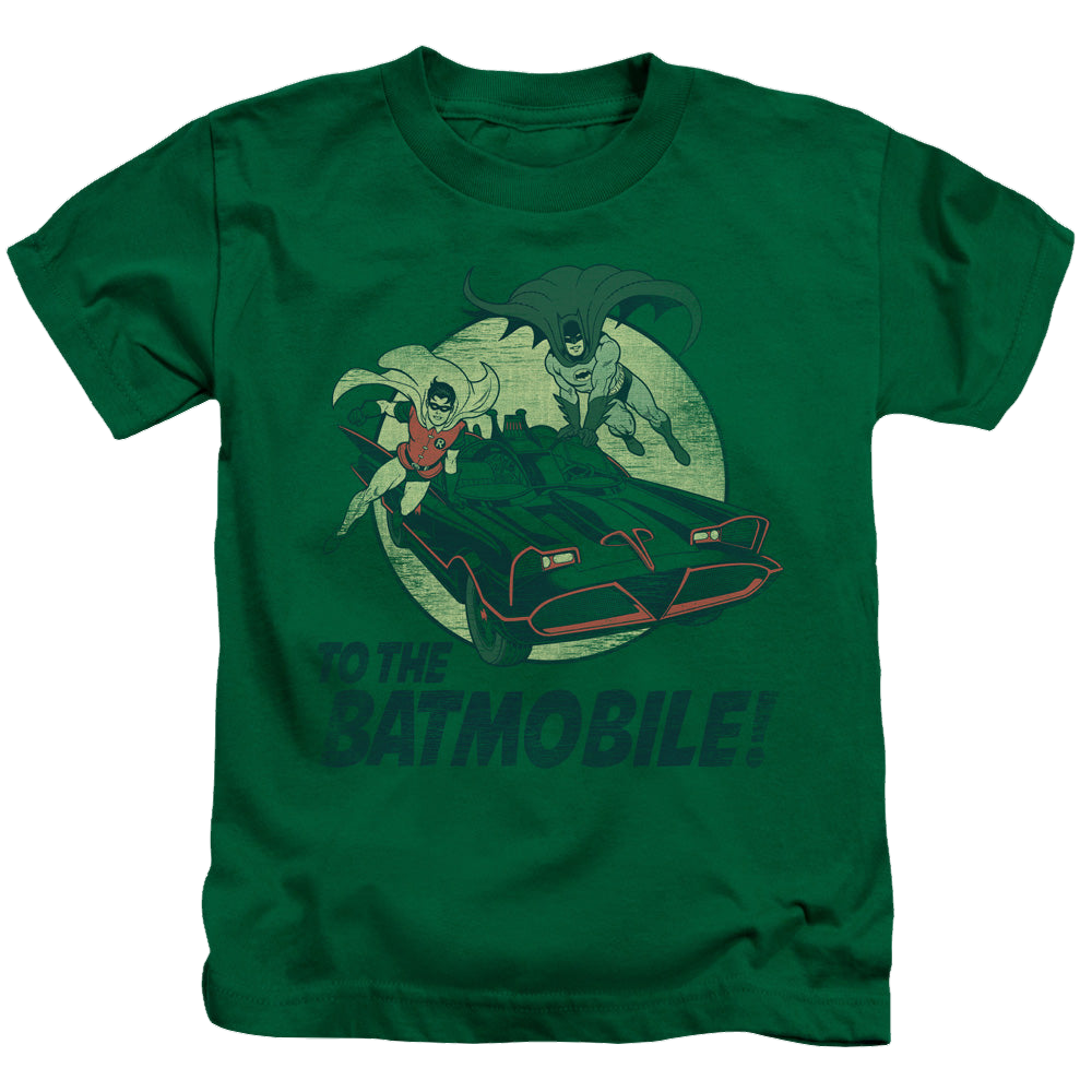 Batman Classic TV Series To The Batmobile - Kid's T-Shirt