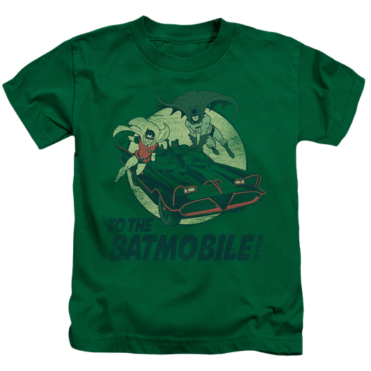 Batman Classic TV Series To The Batmobile - Kid's T-Shirt