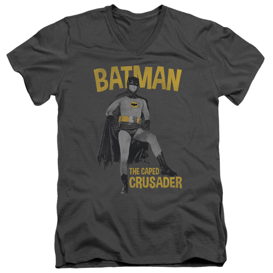 Batman - Classic TV Series Caped Crusader - Men's V-Neck T-Shirt