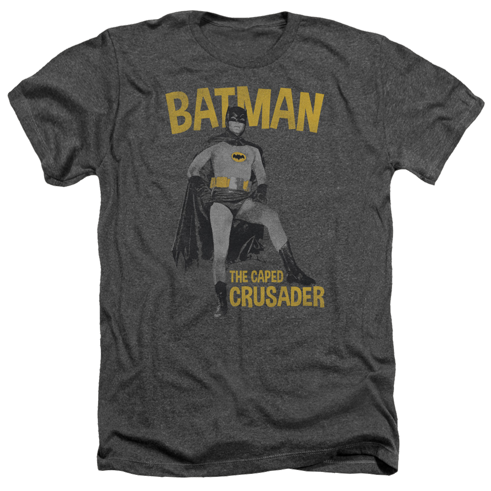 Batman - Classic TV Series Caped Crusader - Men's Heather T-Shirt