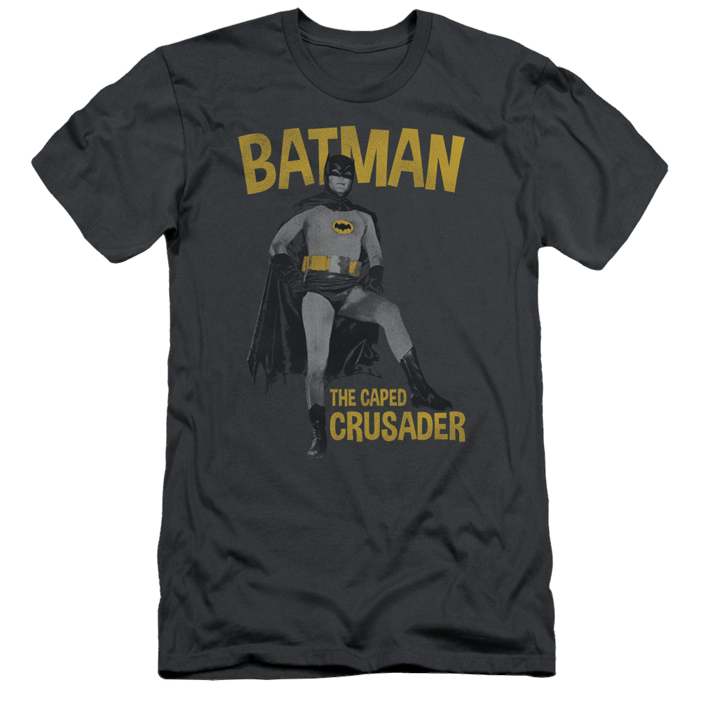 Batman - Classic TV Series Caped Crusader - Men's Slim Fit T-Shirt