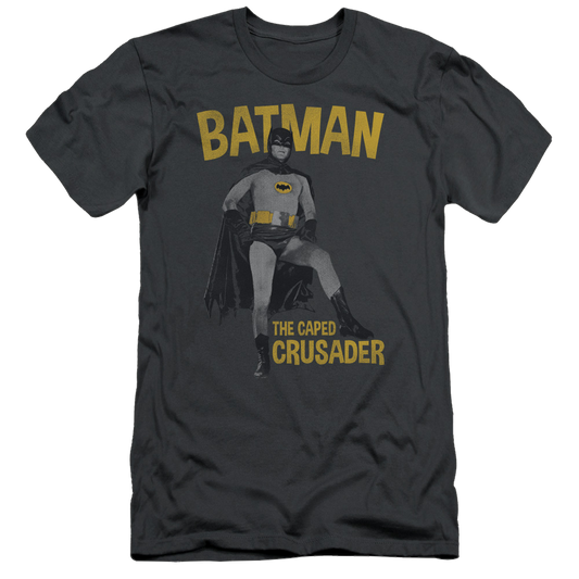 Batman - Classic TV Series Caped Crusader - Men's Slim Fit T-Shirt