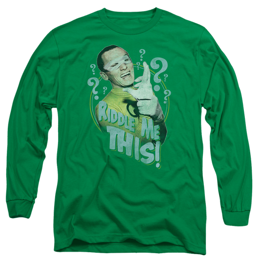 Batman - Classic TV Series Riddle Me This - Men's Long Sleeve T-Shirt