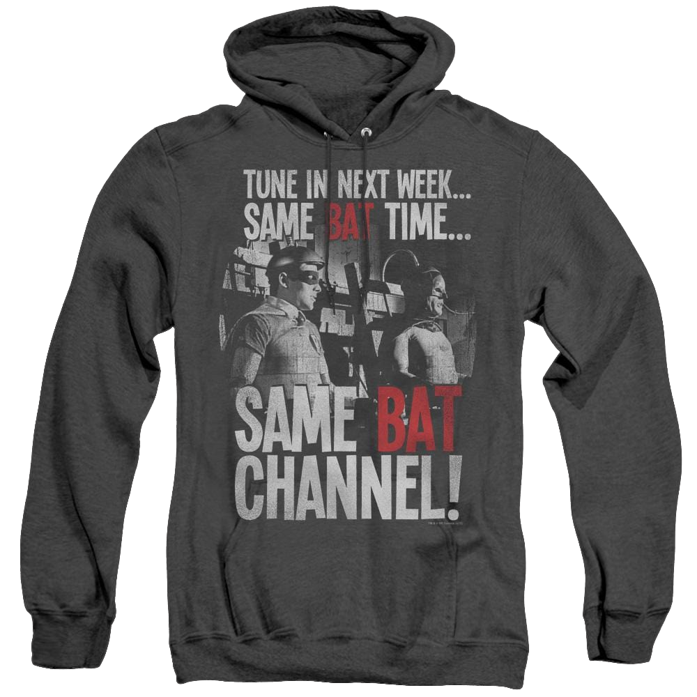 Batman Classic Tv Series Bat Channel - Heather Pullover Hoodie
