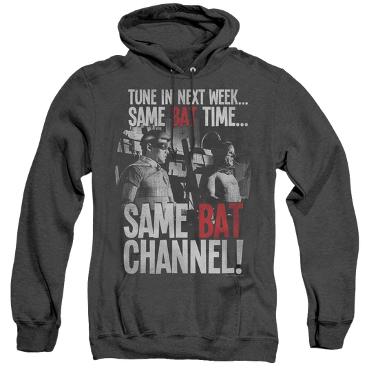 Batman Classic Tv Series Bat Channel - Heather Pullover Hoodie