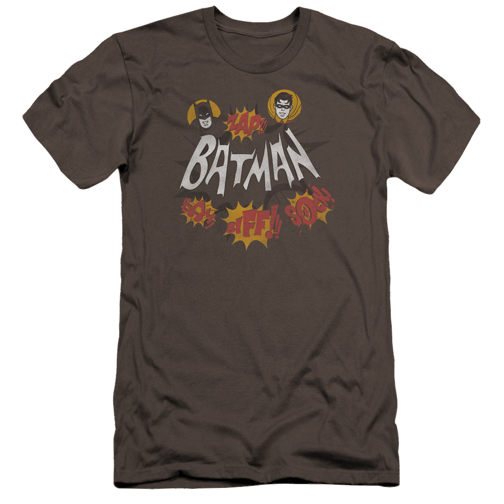 Batman - Classic TV Series Sound Effects - Men's Premium Slim Fit T-Shirt