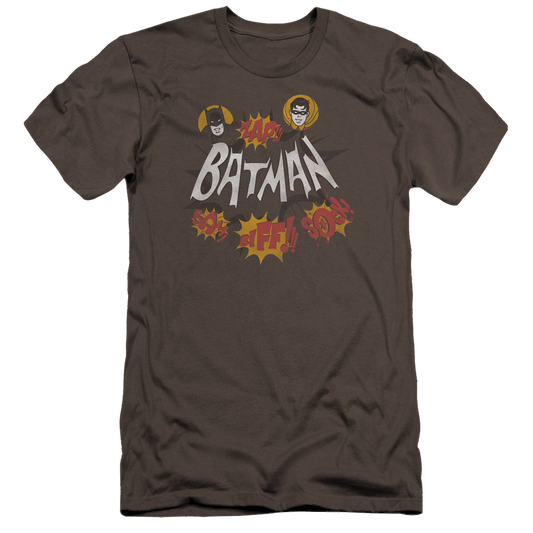Batman - Classic TV Series Sound Effects - Men's Premium Slim Fit T-Shirt