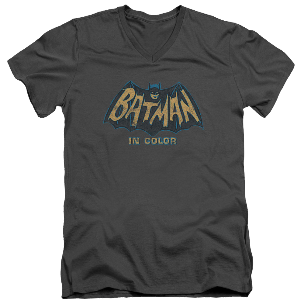 Batman - Classic TV Series In Color - Men's V-Neck T-Shirt