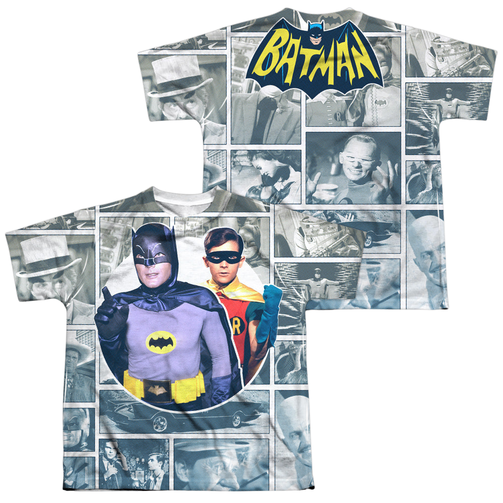 Batman Classic TV Series 60S Panels - Youth All-Over Print Shirt