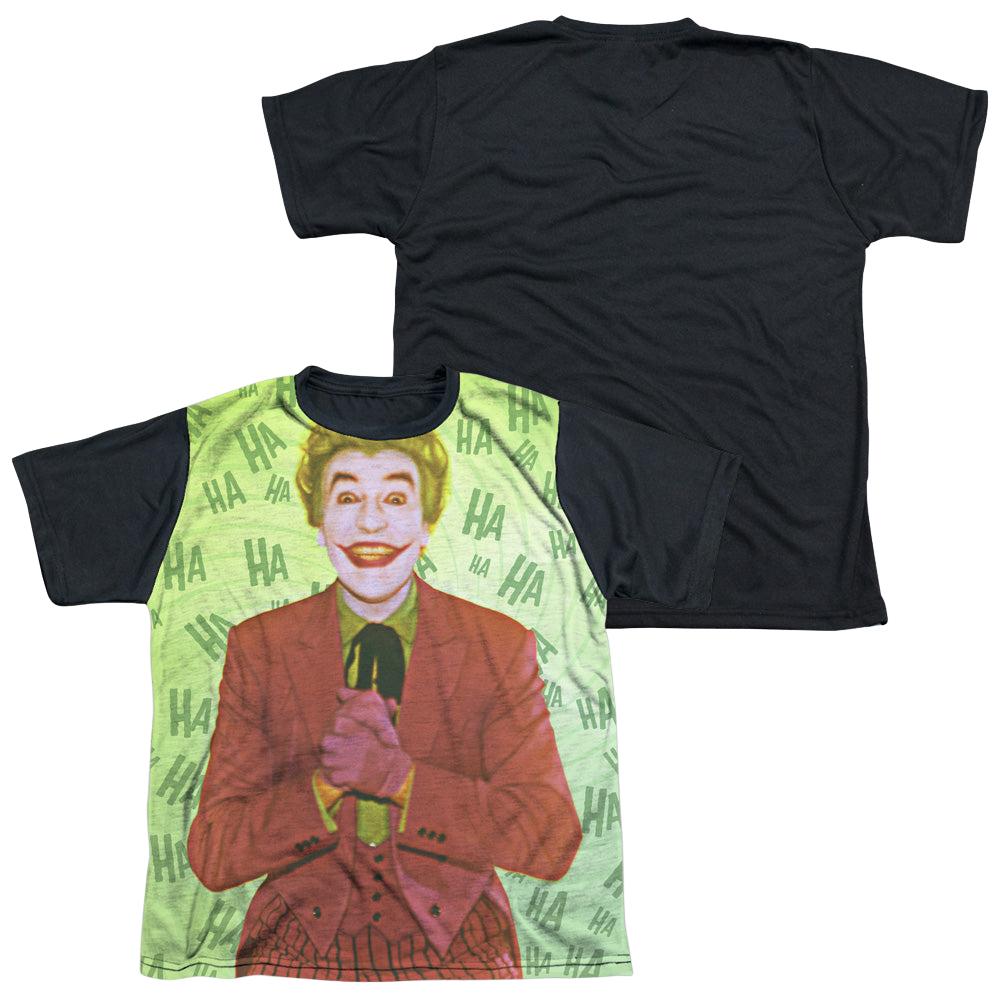 Batman Classic TV Series Jokes On You - Youth Black Back T-Shirt