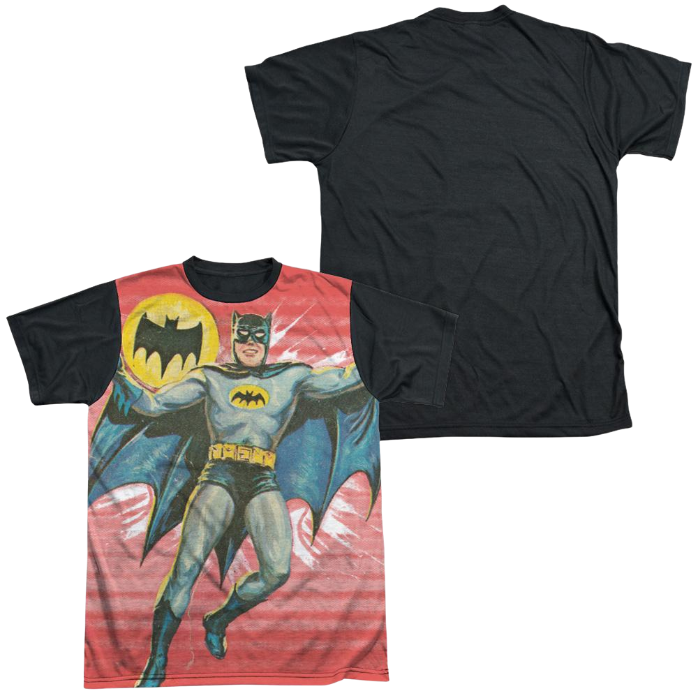 Batman - Classic TV Series Wrong Question - Men's Black Back T-Shirt