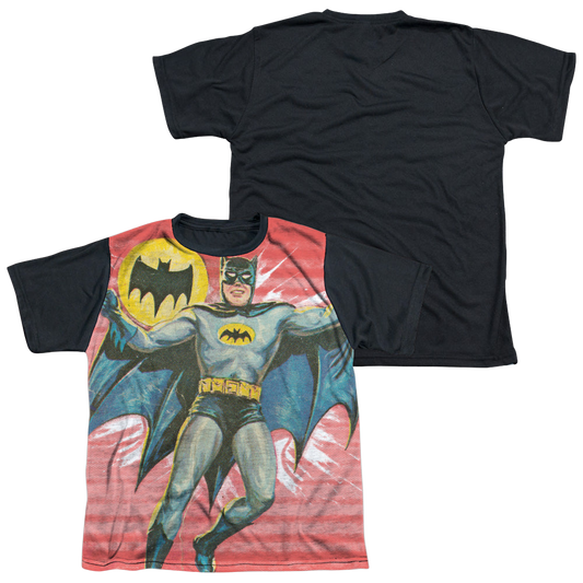 Batman Classic TV Series Wrong Question - Youth Black Back T-Shirt
