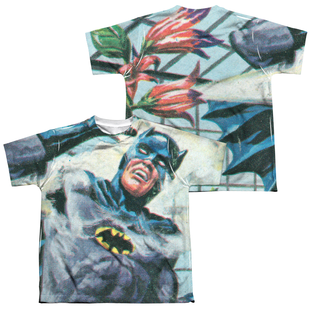 Batman Classic TV Series Foliage - Youth All-Over Print T-Shirt