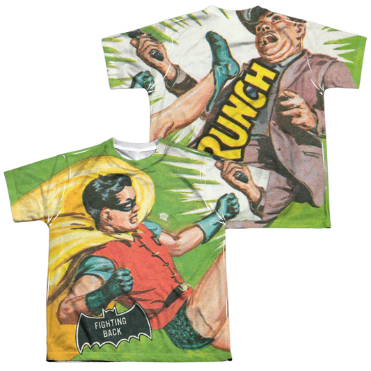 Batman Classic TV Series Fighting Back - Youth All-Over Print T-Shirt