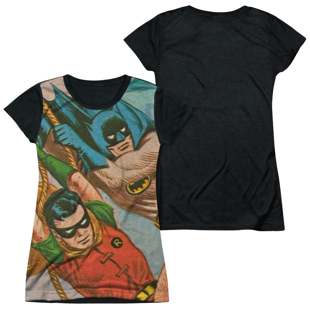 Batman - Classic TV Series Nightly Patrol - Juniors Black Back T-Shirt
