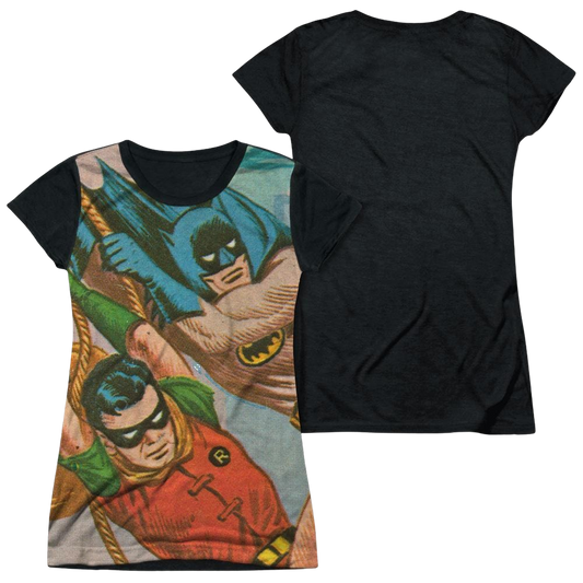 Batman - Classic TV Series Nightly Patrol - Juniors Black Back T-Shirt