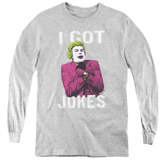Batman Classic Tv Series Got Jokes - Youth Long Sleeve T-Shirt Style001