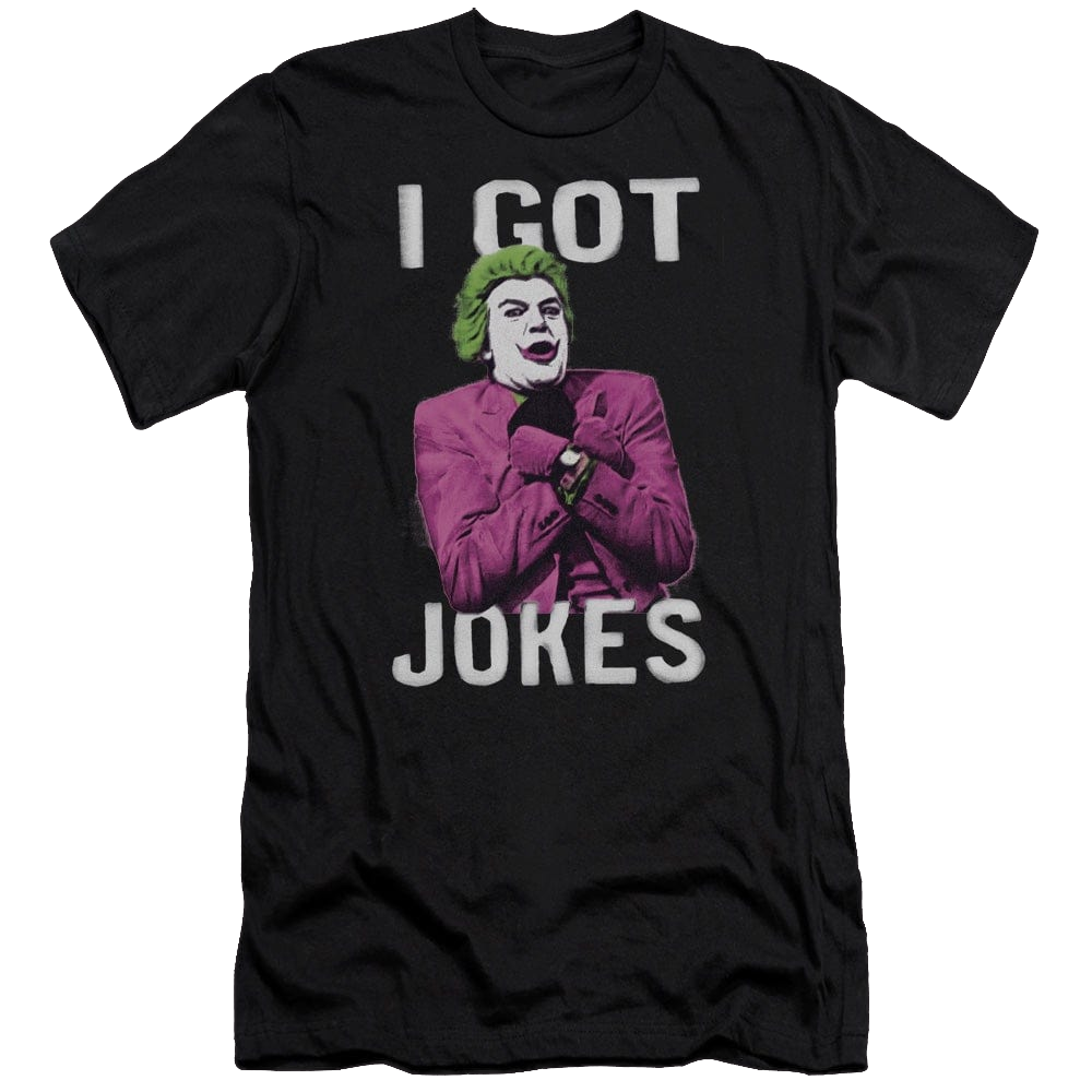 Batman Classic TV Series Got Jokes - Men's Premium Slim Fit T-Shirt Style001