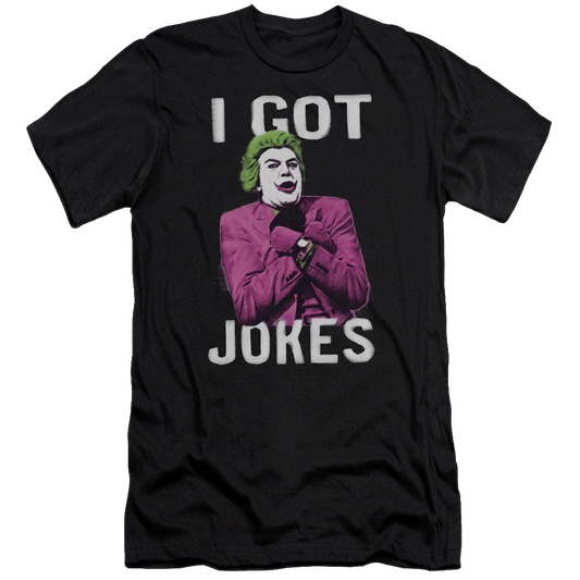 Batman Classic TV Series Got Jokes - Men's Premium Slim Fit T-Shirt Style001