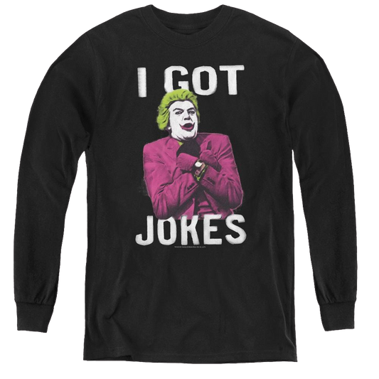 Batman Classic Tv Series Got Jokes - Youth Long Sleeve T-Shirt