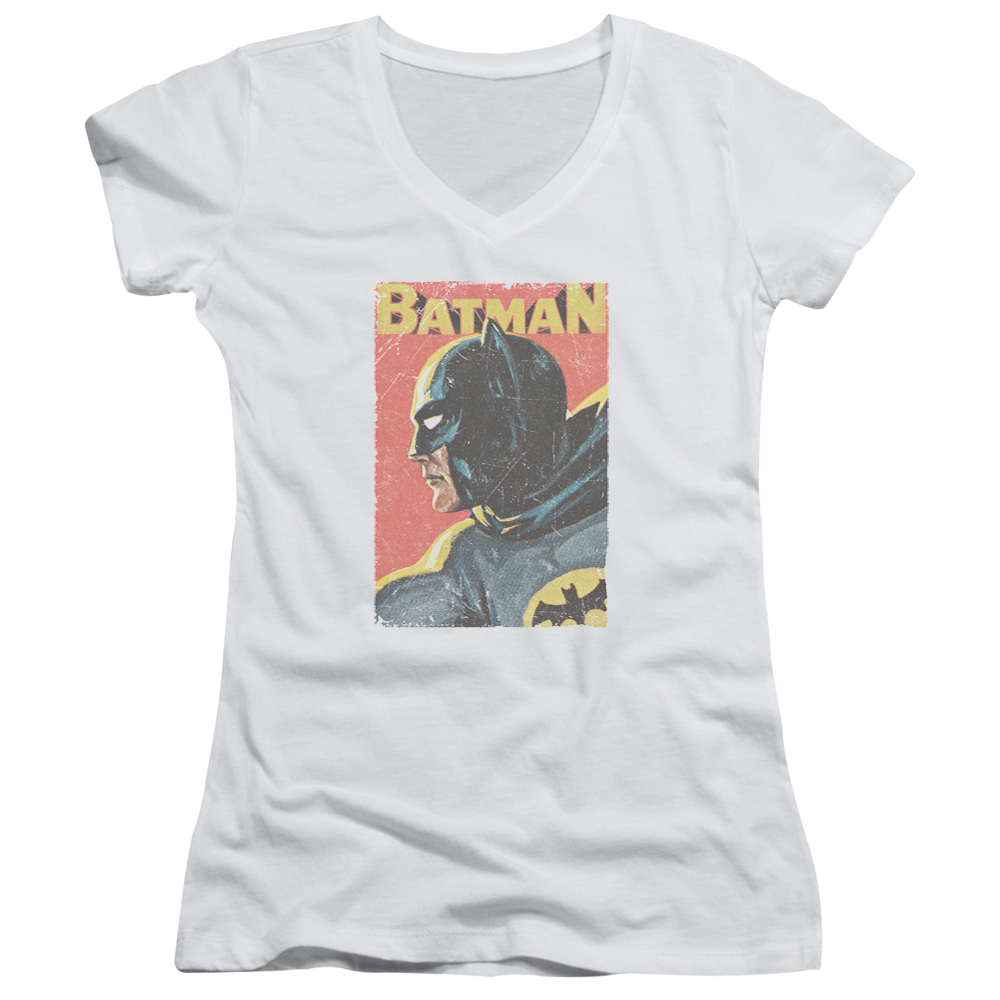 Batman - Classic TV Series Vintman - Juniors V-Neck T-Shirt