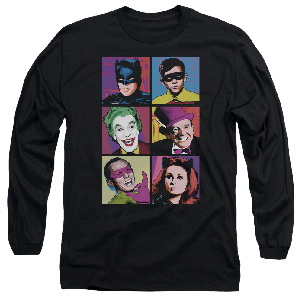 Batman - Classic TV Series Pop Cast - Men's Long Sleeve T-Shirt